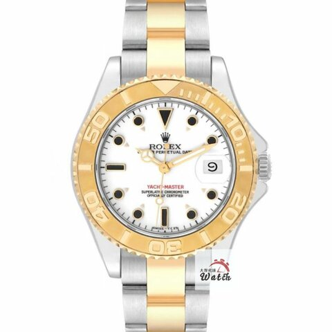 【大眾金時代】ROLEX勞力士68623 Yacht-Master 遊艇名仕 中型款 T25白色面盤 大眾金時代B1538
