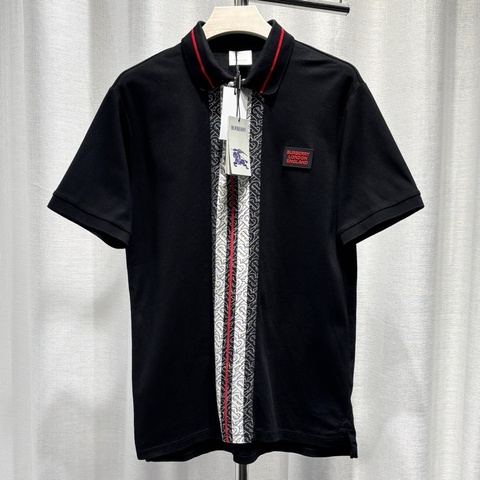 Burberry 博柏利 tee短袖 POLO衫 S碼 字母條紋印花logo