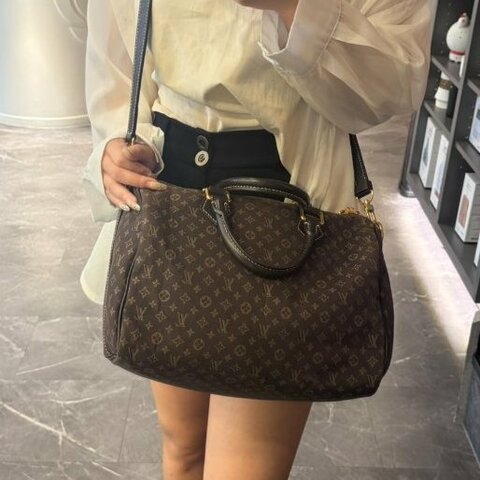 LV 單寧SPEEDY 兩用包
