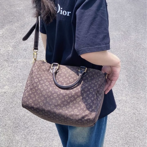 LV 單寧SPEEDY 兩用包