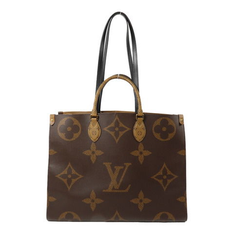 LOUIS VUITTON Monogram Giant On The Go MM手挽肩背兩用袋