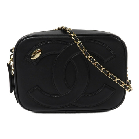 CHANEL 羊皮皮革CoCo Mark Mania鏈帶肩背袋
