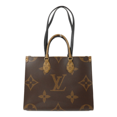 LOUIS VUITTON Monogram Giant On The Go MM手挽肩背兩用袋