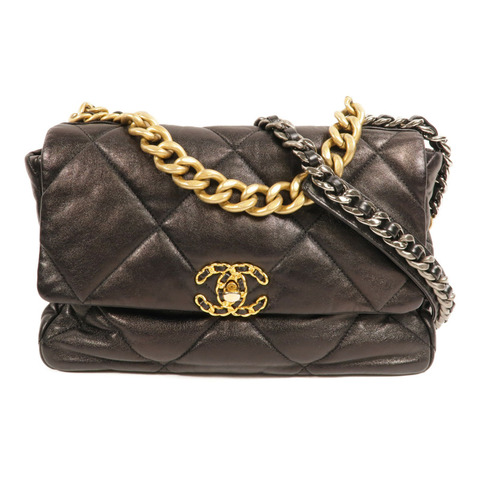 CHANEL 羊皮皮革Chanel 19Shoulder Bag手挽肩背兩用袋