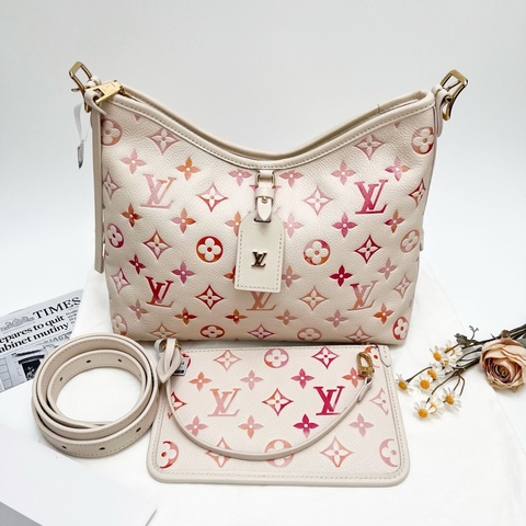 Louis Vuitton lv 路易威登 carryall小號 草莓奶昔PM限定 單肩斜挎包 芯片款