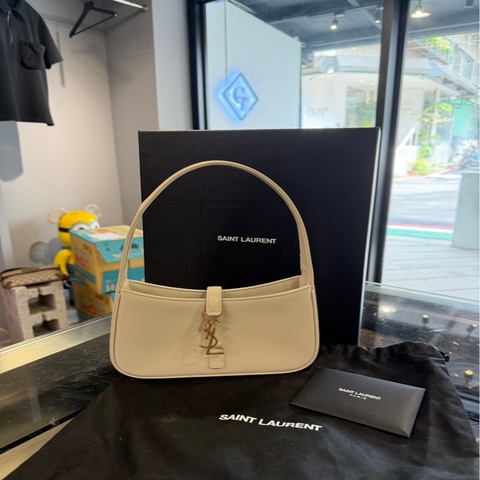 Saint Laurent Paris YSL LE 5 À 7 手袋 白色 ｜Classic Trend CT精品｜台北東區實體
