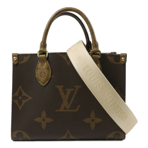 LOUIS VUITTON Monogram Giant OnTheGo PM手挽肩背兩用袋