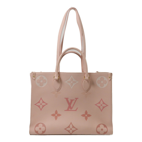 LOUIS VUITTON Monogram Empreeinte On The Go MM手挽肩背兩用袋