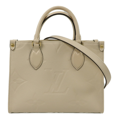 LOUIS VUITTON Monogram Empreinte On The Go手挽肩背兩用袋
