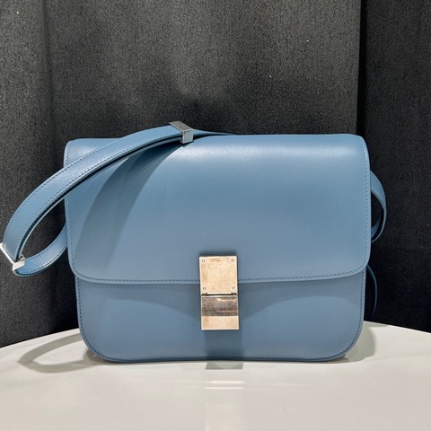 CELINE 賽琳 Classic Box 經典簡約休閒 牛皮 豆腐方塊包 手袋 斜挎單肩包