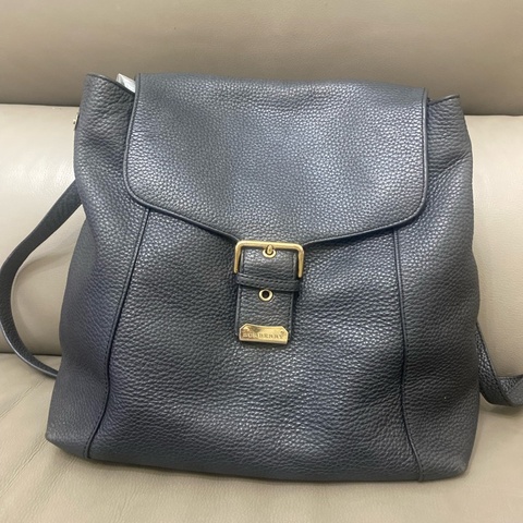 BURBERRY 牛皮後背包