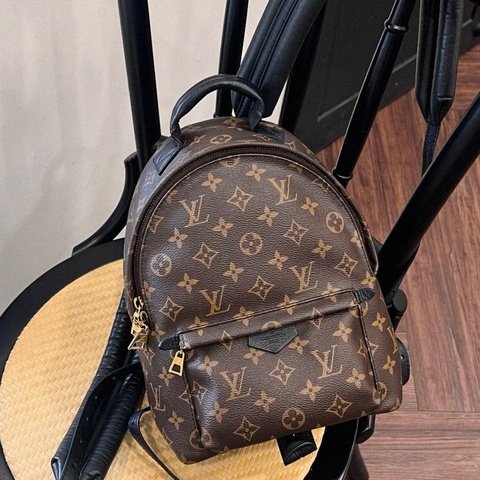 LV M41560/晶片款 老花後背包PM