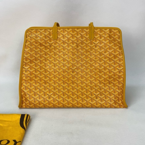 Goyard 戈雅 HARDY手拎單肩包 發財黃 尺寸：41*17*31 配件：塵袋。