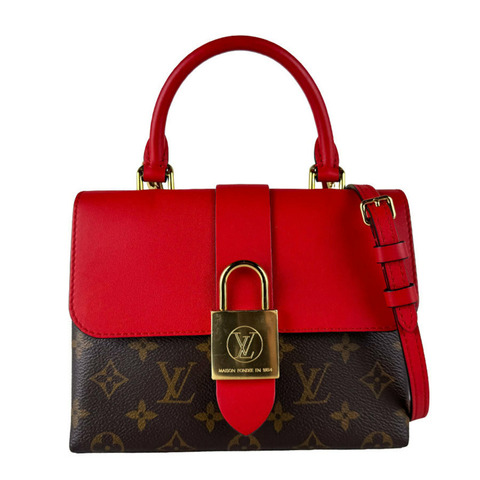 路易威登 LOUIS VUITTON 單肩包 手提包 Monogram Rocky BB 帆布 Coquelicot 女款 M44322 z10808