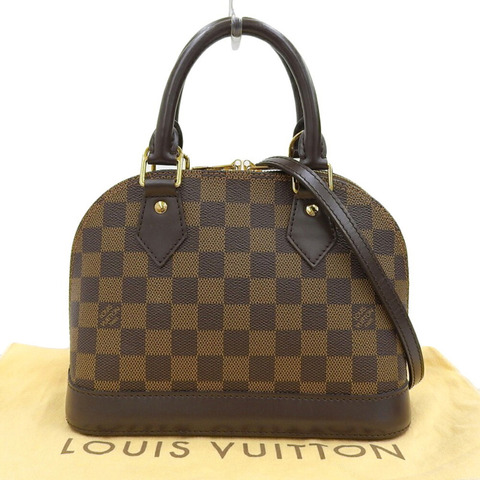 路易威登 Damier Alma BB N41221 手提包 單肩包 Ebene