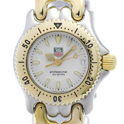 TAG HEUER Sel Professional 200公尺鍍金鋼女錶 WG1422 拋光