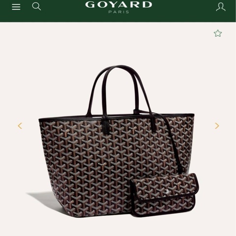 Goyard tote PM 托特包 購物袋 購物包 黑 買菜包