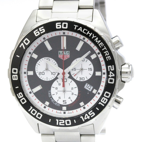 TAG HEUER 豪雅一級方程式計時碼錶精鋼石英男士腕錶 CAZ101E 拋光