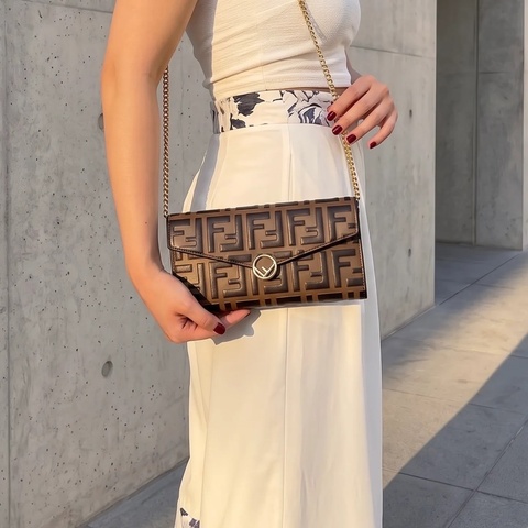 《初。Vintage》 Fendi 老花WOC