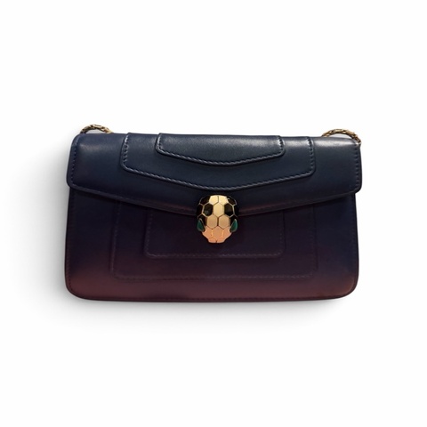 BVLGARI 寶格麗 Serpenti Forever 經典蛇頭鍊帶肩背包