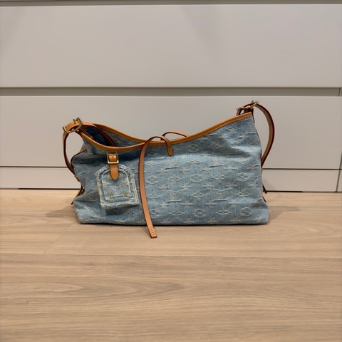 LOUIS VUITTON LV CarryAll PM 限量 絕版 丹寧系列 牛仔 M11462