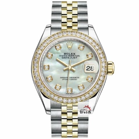 【大眾金時代】ROLEX勞力士179173 Datejust 蠔式女錶 半金新款 白色貝殼十鑽面盤 大眾金時代B1540