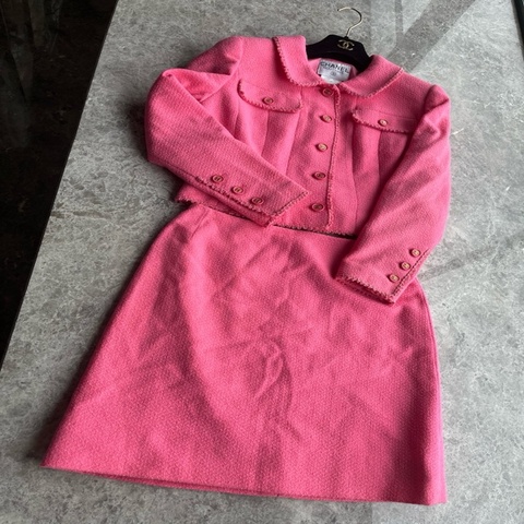 Chanel 97p芭比粉套装fr38