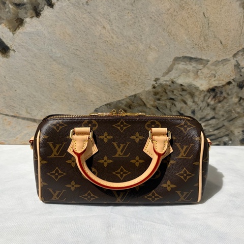 Louis Vuitton老花Speedy 20 米背帶