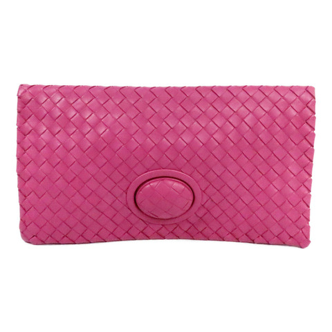 BOTTEGA VENETA 羊皮皮革Turn Lock Clutch手拿包