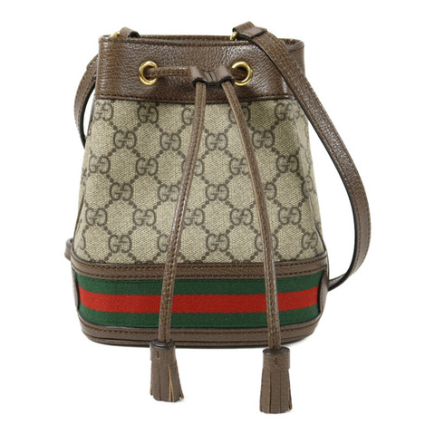 GUCCI 塗層帆布Ophidia GG Mini Bucket肩背袋