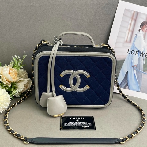 Chanel 香奈兒 相機包 針織面料拼色