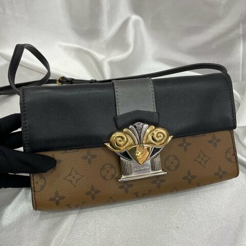 路易威登 Louis Vuitton 貓頭鷹斜挎包 老花皮革