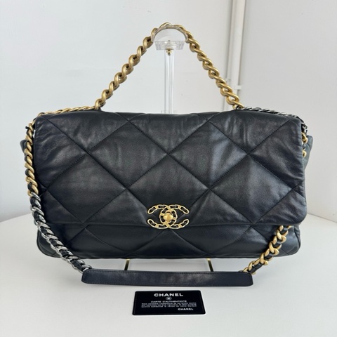 Chanel 19bag 大號斜背包