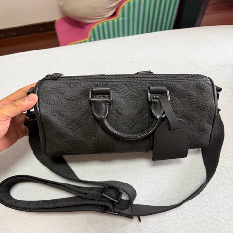 Lv黑壓紋Keepall 25 （M20900）芯片款