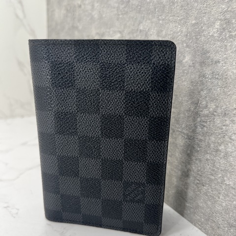 香緹國際精品 LV 黑棋盤格 護照套 1247