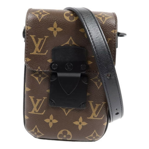 LOUIS VUITTON Monogram Macassar  S-Lock肩背袋