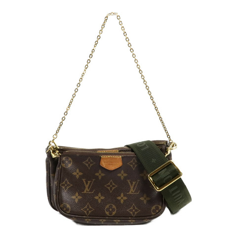 LOUIS VUITTON Monogram Multi Pochette Accessoires金扣肩背袋