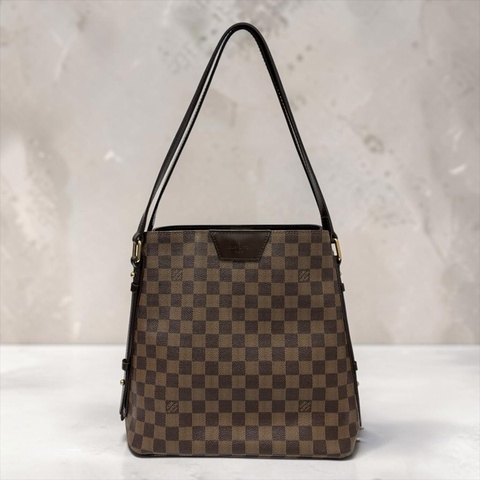 莉亞精品♡ LV N41108 棋盤格雙提把手提包 二手美包
