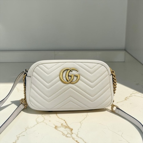 莉亞精品♡ GUCCI 447632 馬夢相機包 二手美包