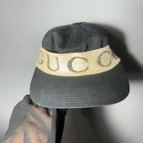 Gucci 織帶logo 老帽 尺寸：S