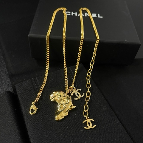 Chanel/香奈兒 23A 新款達喀爾地圖項鍊