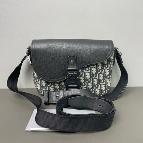 Dior/迪奧 Oblique暗紋信使馬鞍包