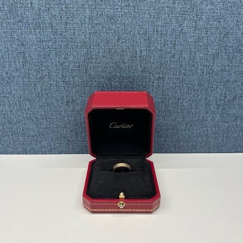 Cartier卡地亞 單鑽Love戒指，52碼