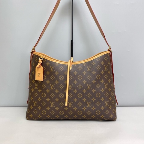 LV路易威登Carryall大號老花單肩包芯片 尺寸41×31×16 無子袋