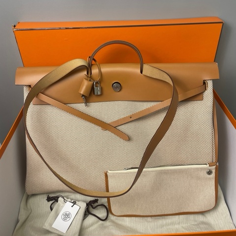 Hermes/愛馬仕 Y刻 herbag50 金棕配色