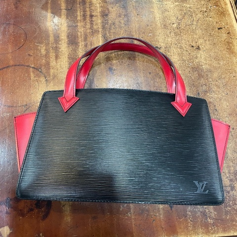 Louis Vuitton 紅黑撞色古董包