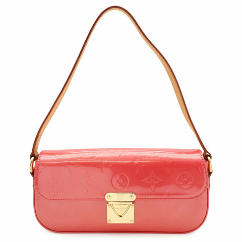 LOUIS VUITTON 路易威登 Monogram Vernis Malibu Street 手提包 迷你手提包 琺瑯 Framboise M9150F