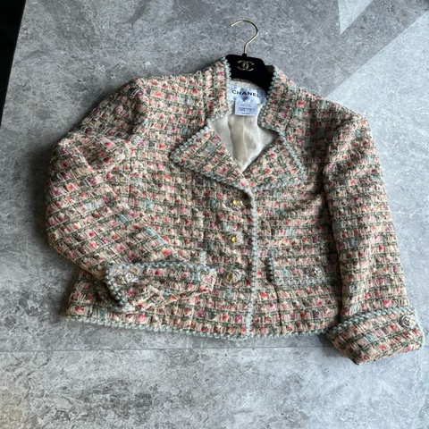 Chanel 13C凡尔赛宫系列彩色花朵外套fr42~~