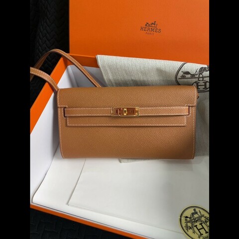 99♥️Hermes 金棕金扣Kelly to go U刻