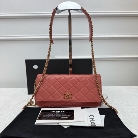 Chanel香奈儿 19 bag系列woc發財包